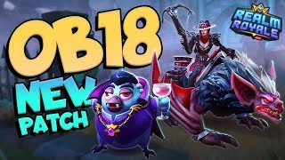 Realm Royale OB18 NEW Patch Update  Gameplay [upl. by Duval]