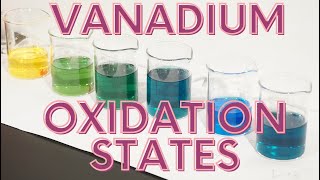 Vanadium Oxidation States  a most colorful experiment [upl. by Tryck768]