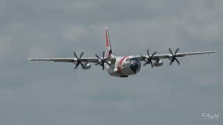 USCG HC130J  2024 Oceana Air Show [upl. by Mariann753]