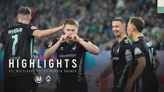 SPIEL IN WOLFSBURG GEDREHT 🚀  VfL Wolfsburg vs SV Werder Bremen  Highlights und Stimmen [upl. by Hauger]