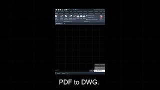 pdf to dwg  convert pdf to autocad drawing  pdf to autocad  pdf to dwg in autocad 2023 autocad [upl. by Nnalorac]