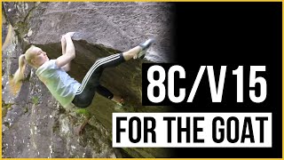 Janja Garnbret climbs her first Font 8CV15  Twice [upl. by Enimassej]