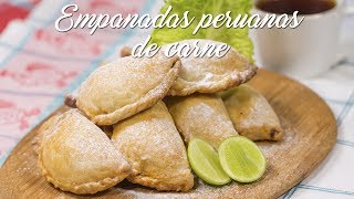 COMO PREPARAR EMPANADAS PERUANAS DE CARNE  COMIDA PERUANA  RECETA DE ACOMERPE [upl. by Woodruff]