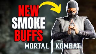 Do The New SMOKE BUFFS Make Smoke A GOOD Character Now  Mortal Kombat 1 GhostFace Patch KL Sets [upl. by Clo772]