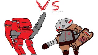 gutterman vs guttertank EPIC BATTLE [upl. by Joseph]