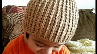 👦Como tejer gorro en crochet para niños👬 [upl. by Mhoj]