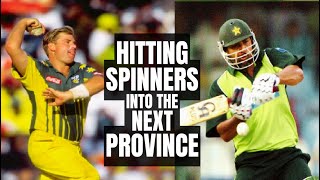 Inzamam ul Haq Best Batting  Huge Sixes Saying Shut Up to Top Spin Bowlers [upl. by Aniara]