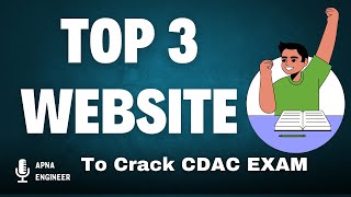 Top 3 website to crack cdac ccat exam  cdac course preparation  cdac ccat exam in detail cdac [upl. by Anoerb]