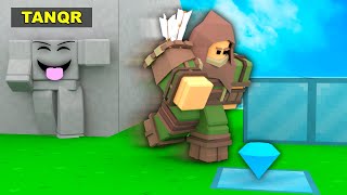 I disguised myself as BLOCKS in Roblox Bedwars [upl. by Surdna]