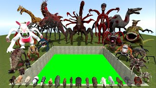 DESTROY ALL PARASITE MUTANT ANIMALS ZOOCHOSIS amp ZOONOMALY amp INDIGO PARK in TOXIC HOLE Garrys Mod [upl. by Nonnag]