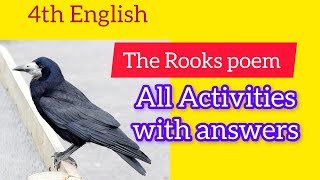 buildings 4th english the rooks poem question and answers and activities [upl. by Eislel]