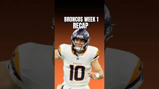 Broncos Vs Seahawks Recap nfl broncos [upl. by Dupuis]