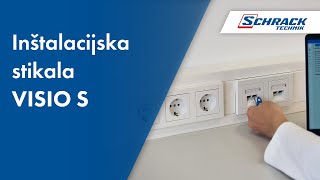 Inštalacijska stikala in vtičnice za pisarno  VISIO S  Schrack Technik [upl. by Aivek]