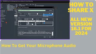 ShareX 161 UPDATED How To Get Missing Audio Source Options For Screen Recording [upl. by Drake]