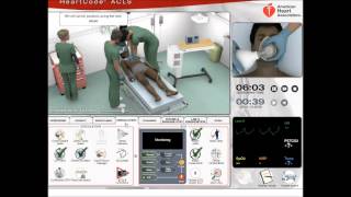 ACLS SIM 12 Cardiac arrest pacing [upl. by Ulric900]