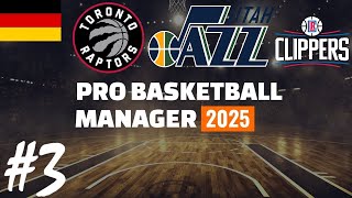 Pro Basketball Manager 2025 3  Erster Sieg  Saison 202425  NBA  Raptors  raptors jazz [upl. by Tsuda]