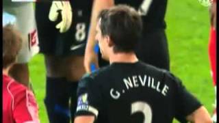 Gary Neville Red Card v Barnsley [upl. by Suravat]