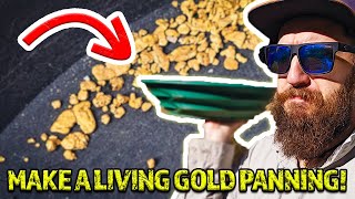 Can You Make a Living Just Panning Gold  The Modern Gold Rush Has Started [upl. by Kendall631]