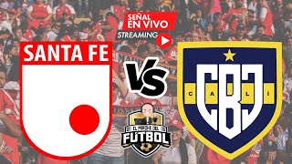 Santa Fe 3 vs Boca Juniors de Cali 1  Fase 1 ida  Copa Colombia 2024 [upl. by Akkeber781]