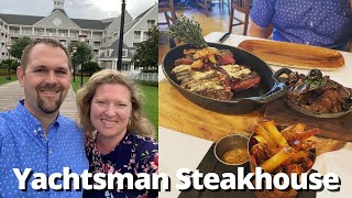 Yachtsman Steakhouse at Disneys Yacht Club Resort  Dining Review [upl. by Aisset]