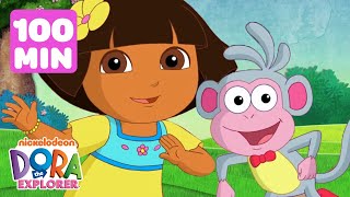 Dora amp Boots Best Friends Forever Marathon 💗 100 Minutes of Dora the Explorer  Dora amp Friends [upl. by Columbus]