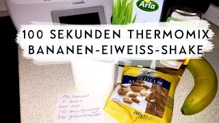 Bananen Eiweiß Shake  Thermomix  TM5 [upl. by Damalus]