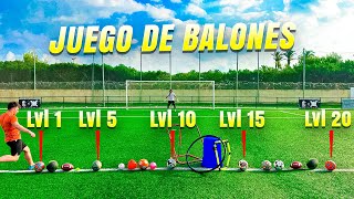 ⚽ JUEGO de BALONES 😲 ¡Retos de Fútbol [upl. by Chema]