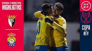 Resumen  Copa del Rey  CD Tudelano 12 UD Las Palmas  Segunda Eliminatoria [upl. by Arleen]