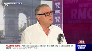 quotIl faut pouvoir montrer quon désire la France Il y a des règlesquot Michel Onfray était sur RMC [upl. by Mook]