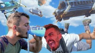 GERÇEK HAYATTA FORTNITE OYNADIM wFake Ninja [upl. by Htenywg]