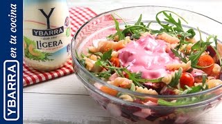 Ensalada de espirales con mayonesa ligera Ybarra [upl. by Asaret]