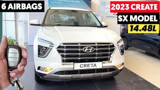 2023 Hyundai Creta SX 15 Petrol 6 Airbag’s Detailed Review [upl. by Clementia]