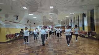 ASI COMO YO  salsa  ballo di gruppo  dance challenge  choreo  line dance  baile en linea [upl. by Walrath]