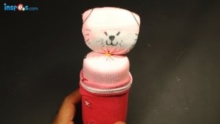 How to Make Sock Cat [upl. by Ardnasak]