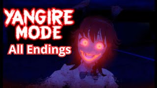 Saiko No Sutoka  Yangire mode ALL ENDINGS GAMEPLAY  Horror Gameplay [upl. by O'Brien583]