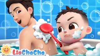 Bath Song  EP01  LiaChaCha Nursery Rhymes amp Baby Songs [upl. by Deadman]