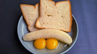 Just 2 Slices of Bread amp Eggs Better than Pizza Healthy Breakfast ideas Simple Recipes [upl. by Calida]