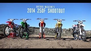 Dirtbike Magazines 2014 250F Shootout [upl. by Deerc488]