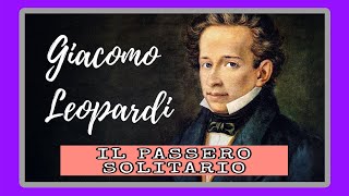 IL PASSERO SOLITARIO Giacomo Leopardi [upl. by Anna-Diana]