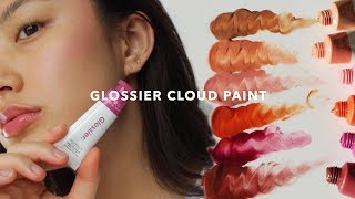 Glossier Cloud Paint Swatches  Haley Kim [upl. by Gaskill]