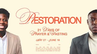 CAMPUS RUSH  21 DAYS OF PRAYER AND FASTING  RESTORATION  DAY 20 [upl. by Arv858]