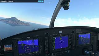 DAHER KODIAK TNCS RNAV 12 MSFS COCKPIT VIEW [upl. by Nosak]