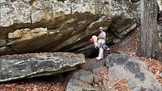 Halloween Outdoor Bouldering at Stone Fort 103124 [upl. by Okiam998]