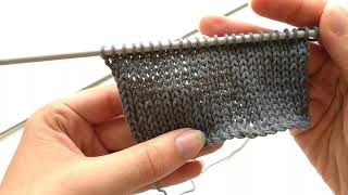 HOW TO DO STOCKING STITCH OR STOCKINETTE  A KNITTING TUTORIAL FROM KNITS PLEASE [upl. by Aphra]