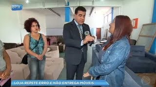 Xerife do Consumidor loja repete erro e não entrega móveis ao cliente [upl. by Zwiebel]