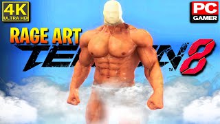 《MODS》Tekken 8 All Male Rage Arts SFW Showcase 120 FPS 4K  HD 2560x1600P [upl. by Rabbi]