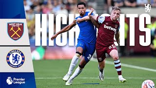 West Ham 31 Chelsea  Highlights  Premier League 202324 [upl. by Magdau598]