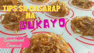 QUICK AND EASY BUKAYO  SWEETENED COCONUT  HOW TO MAKE BUKAYO  FILIPINO RECIPE [upl. by Myrtia]