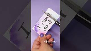 to yourself 💜 willmarycrafts youtubecreatorcommunity [upl. by Eiraminot]