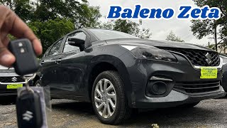 MarutiSuzuki Baleno Zeta  843 Lacs  Detailed Review [upl. by Adnek]